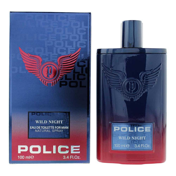 Apă de toaletă Police Wild Night, pentru bărbați, 100 ml