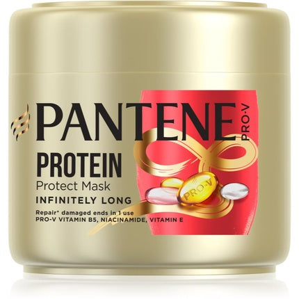 Mască de păr Pantene Prov Infinitely Long Keratin 300 ml pentru păr deteriorat și uscat