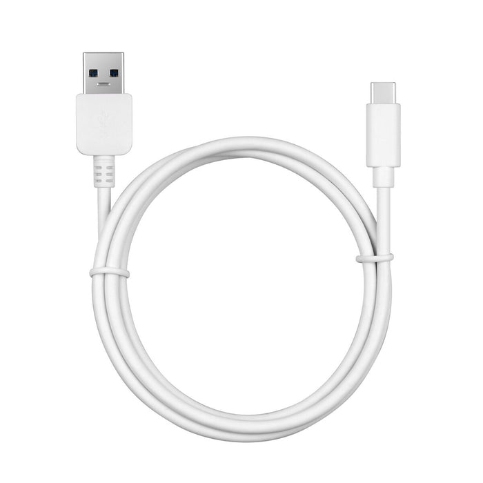 Cablu USB A la USB C CoolBox COO-CAB-U3UC Alb 1 m