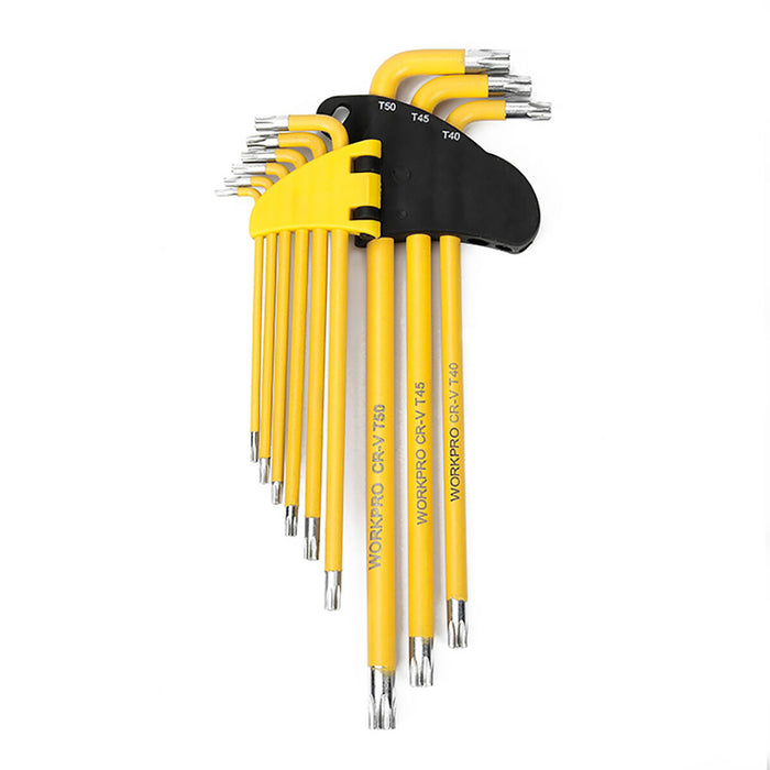 Set de taste Torx Workpro Lung 9 Piese