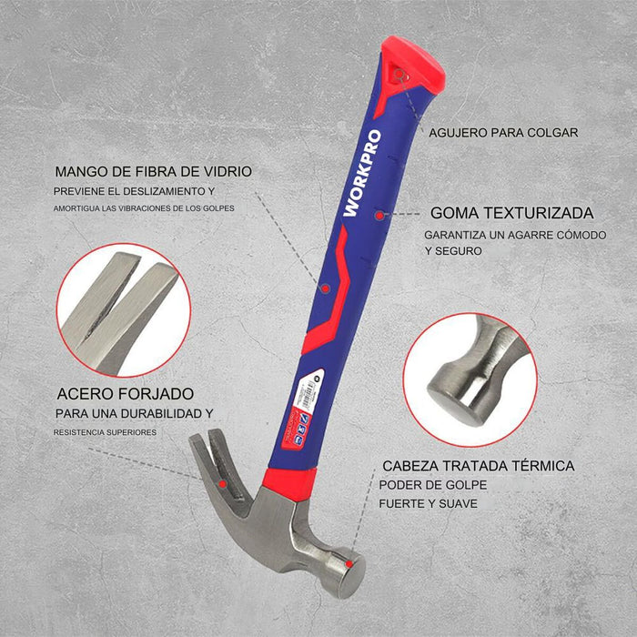 Ciocan Workpro 225 g Tâmplărie