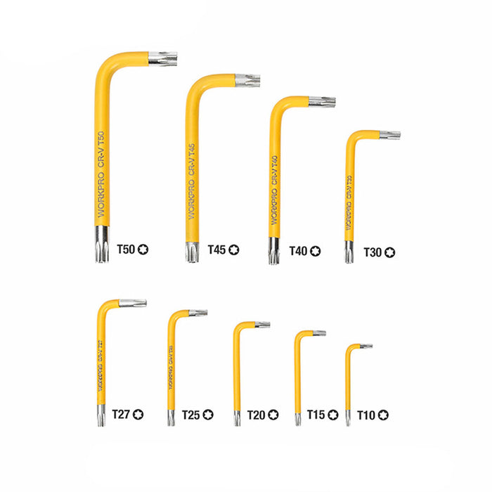 Set de taste Torx Workpro 9 Piese