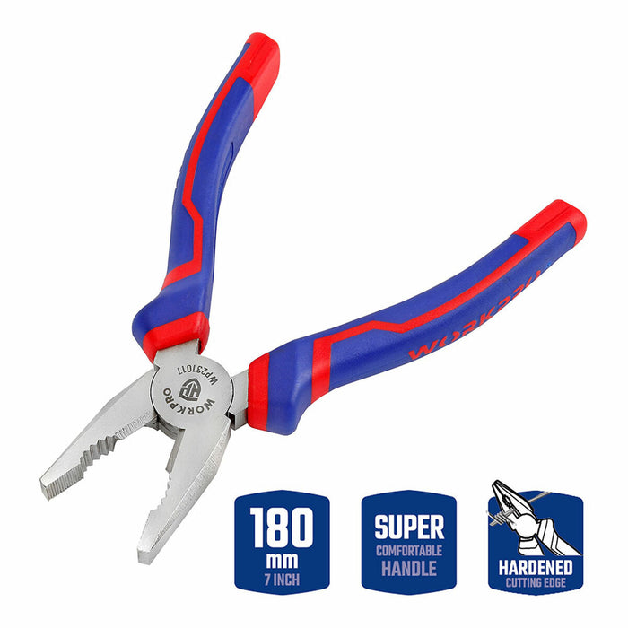 Clești universali Workpro 7" 18 cm