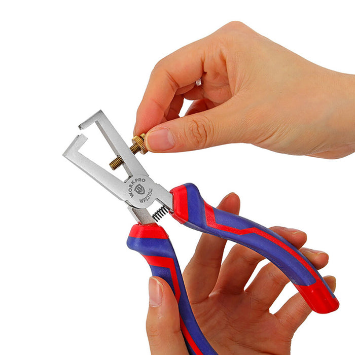 Clești pentru cabluri Workpro 16 cm