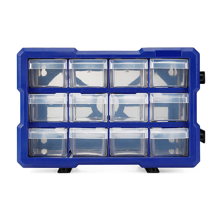 Sertar multifuncțional Workpro Transparent 12 sertare Stivuibil
