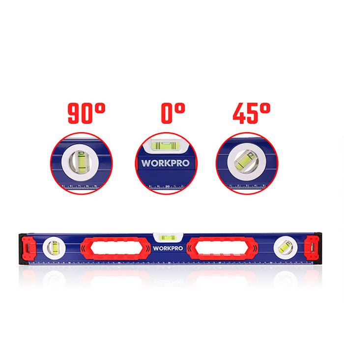 Nivelul Bulei Workpro Aluminiu 60 cm Magnetic