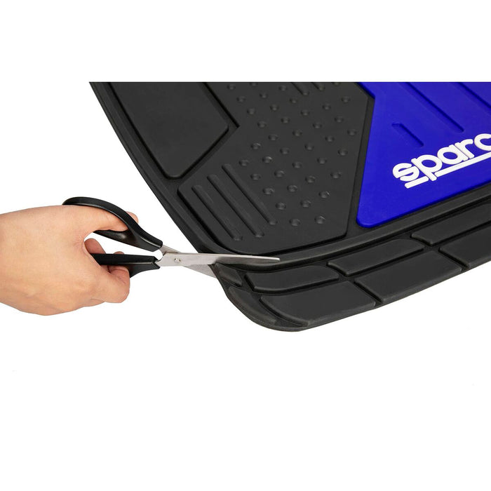 Set de covoraș pentru podea auto Sparco F511 Negru/Albastru