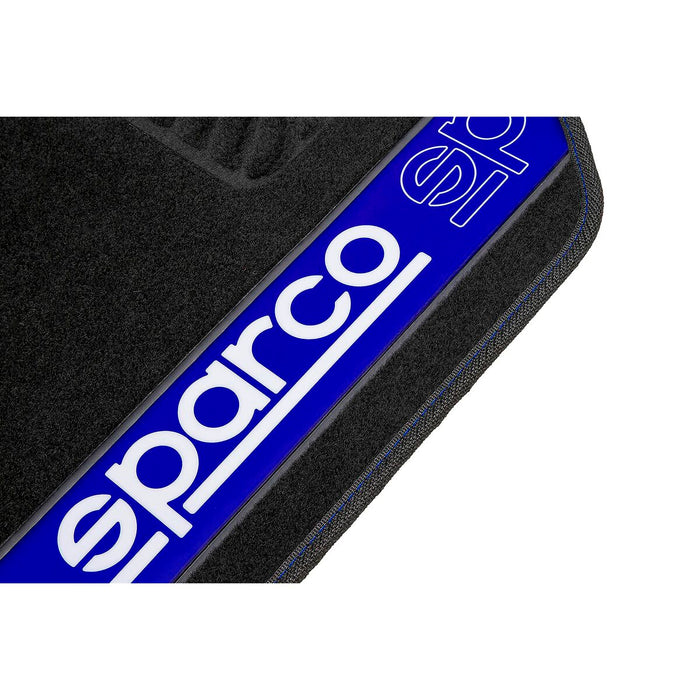Set de covoraș pentru podea auto Sparco F510 Covor Universal Negru Albastru 4 Piese
