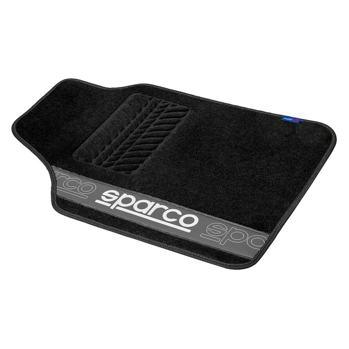 Set de covoraș pentru podea auto Sparco F510 Covor Universal Negru Gri 4 Piese