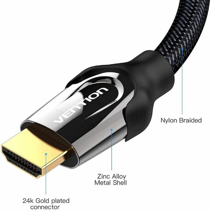 Cablu HDMI Vention VAA-B05-B100 1 m Negru
