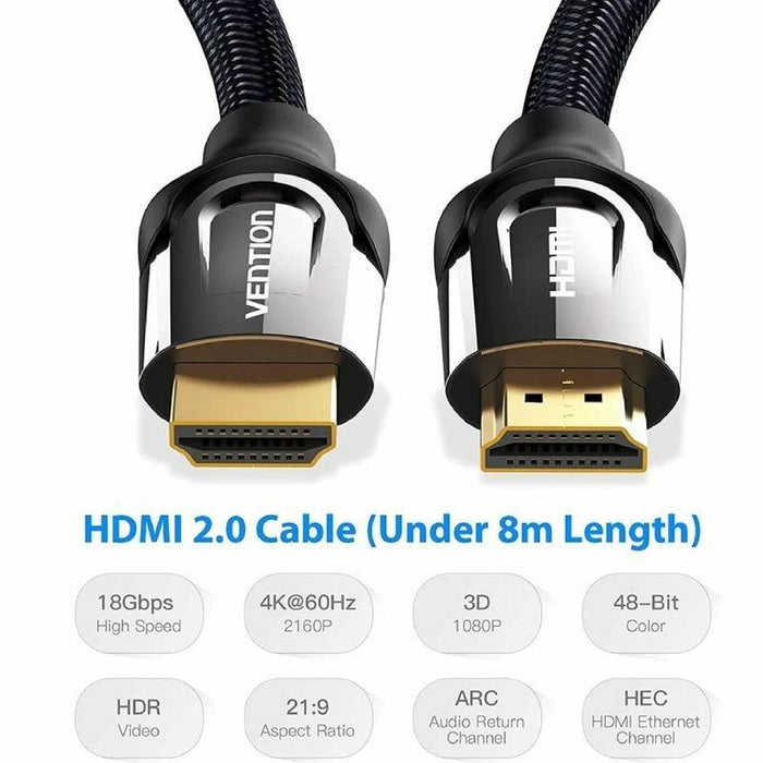 Cablu HDMI Vention VAA-B05-B100 1 m Negru