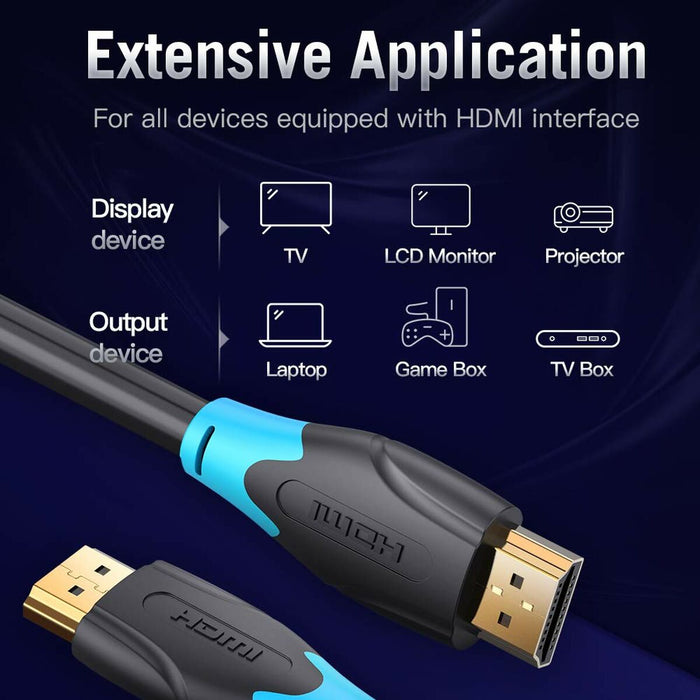 Cablu HDMI Vention AACBH Negru 2 m
