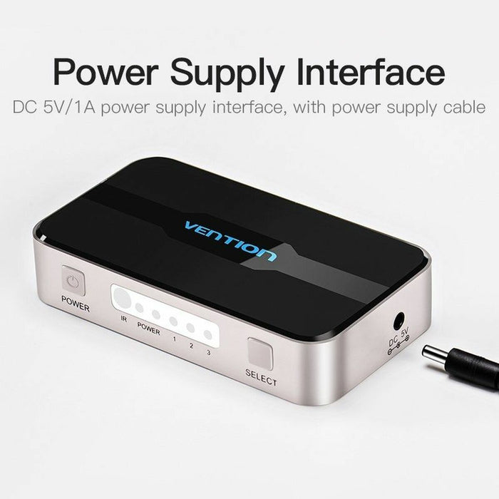Switch HDMI Vention AFFH0 Gri