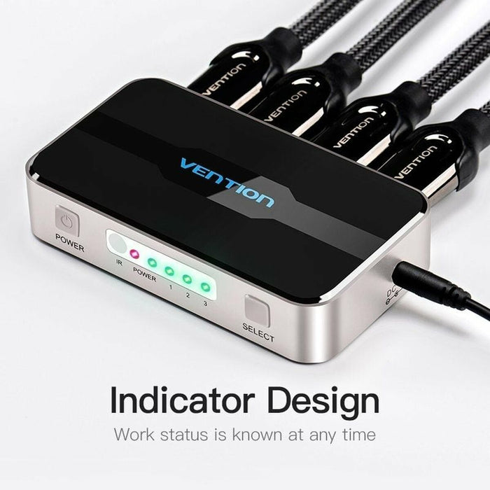 Switch HDMI Vention AFFH0 Gri