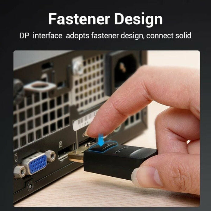 Adaptor DisplayPort la VGA Vention HBLBH Negru 2 m