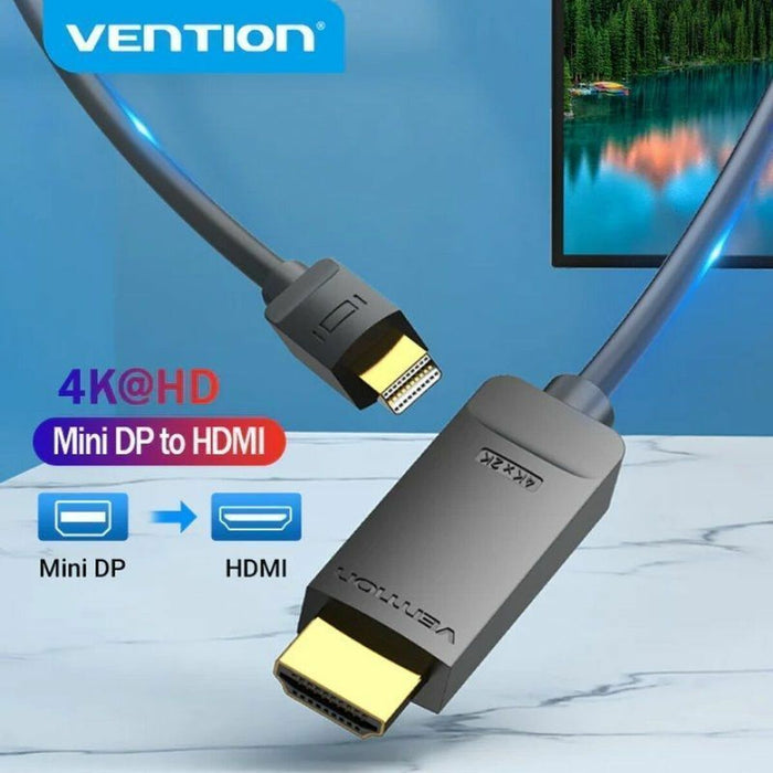 Adaptor Mini DisplayPort la HDMI Vention HAHBG Negru 1,5 m