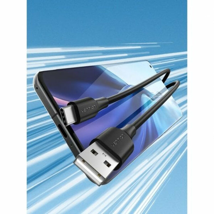 Cablu USB Vention 50 cm Negru