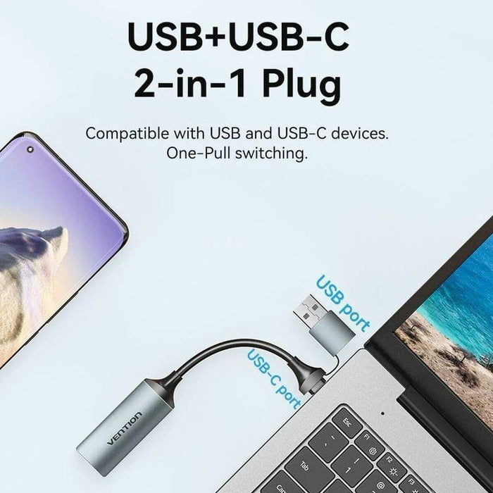 Adaptor USB-C la HDMI Vention ACWHA 10 cm