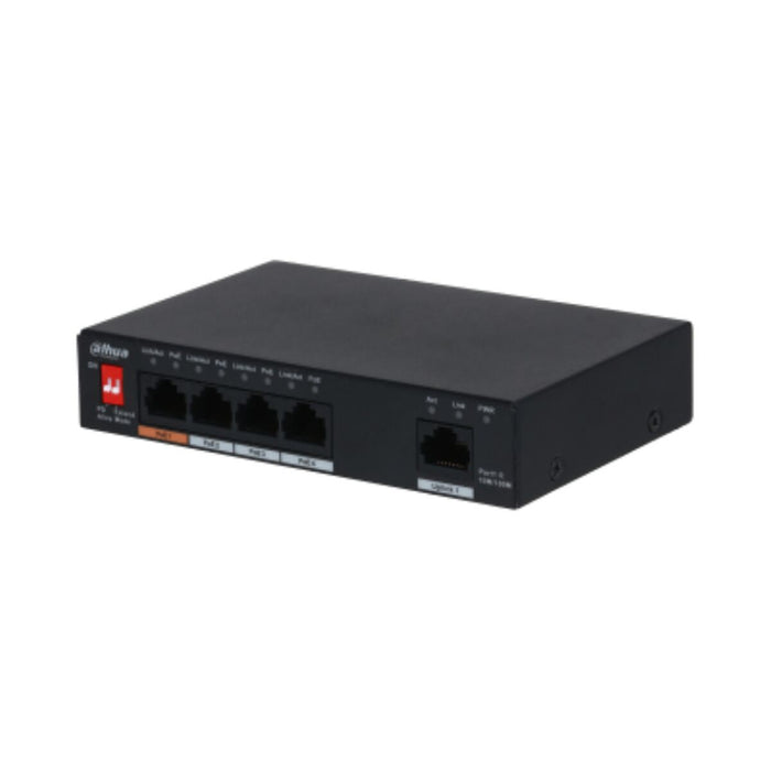 Switch Dahua DH-PFS3005-4ET-60 Negru