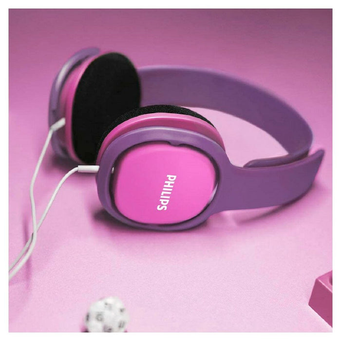 Căști cu Diademă Philips Roz Pentru băieți Cu cablu