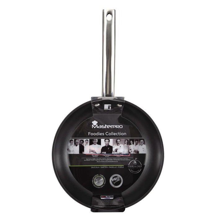 Tigaie Masterpro Q2529 Negru Ø 30 cm Aluminiu forjat