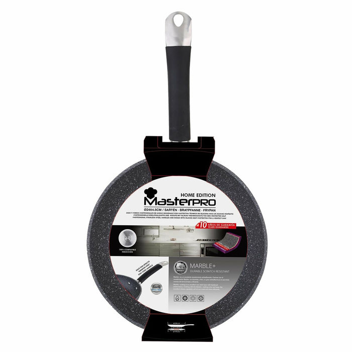 Tigaie Masterpro BGMP-3281-BK Ø 24 cm Aluminiu forjat