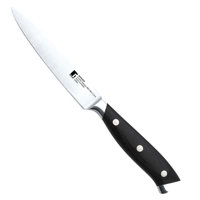 Cuțit pentru cojit Masterpro BGMP-4306 12,5 cm Negru Oțel inoxidabil Oțel inoxidabil/Lemn