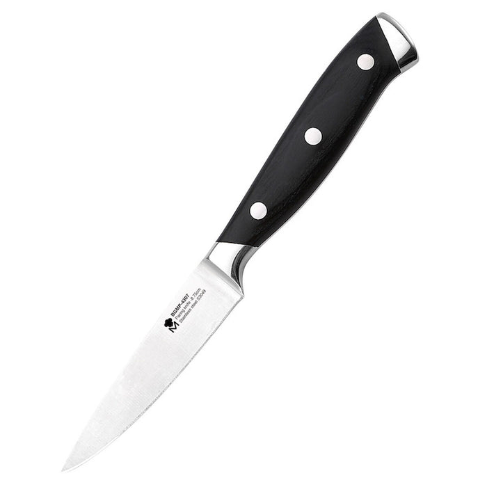 Cuțit de decojit Masterpro BGMP-4307 Negru Oțel inoxidabil Oțel inoxidabil/Lemn 8,75 cm
