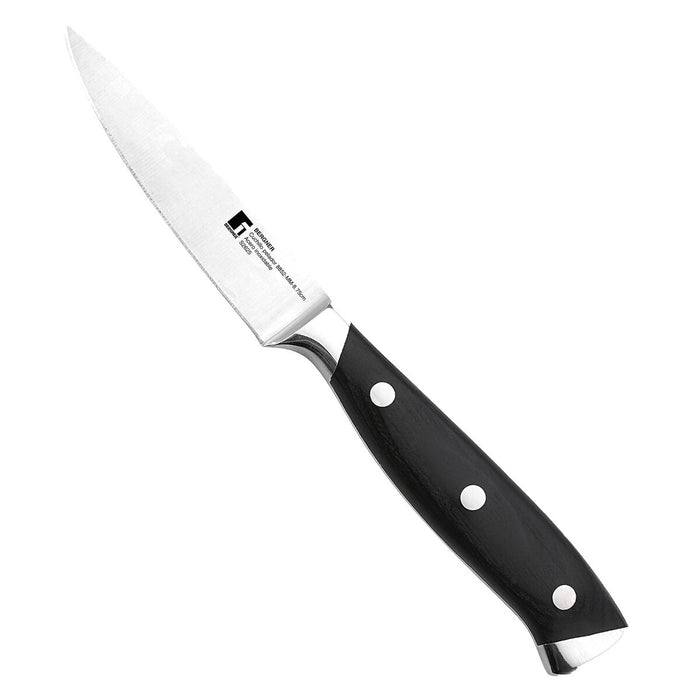 Cuțit de decojit Masterpro BGMP-4307 Negru Oțel inoxidabil Oțel inoxidabil/Lemn 8,75 cm