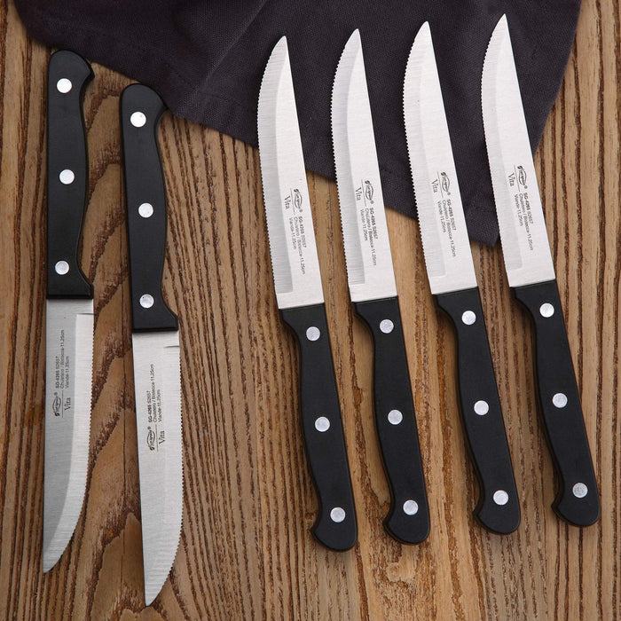 Set de Cuțite Masterpro Gourmet Oțel inoxidabil (12,5 cm) (6 Piese)