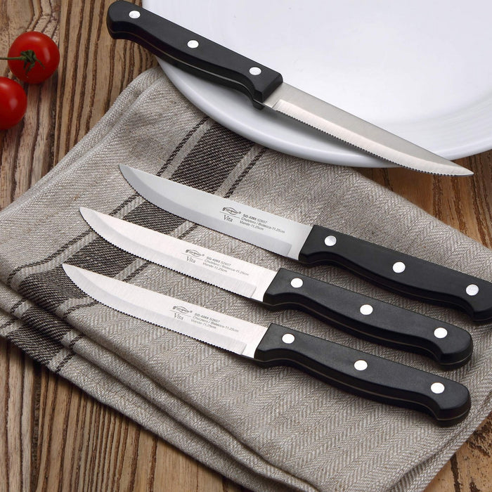 Set de Cuțite Masterpro Gourmet Oțel inoxidabil (12,5 cm) (6 Piese)