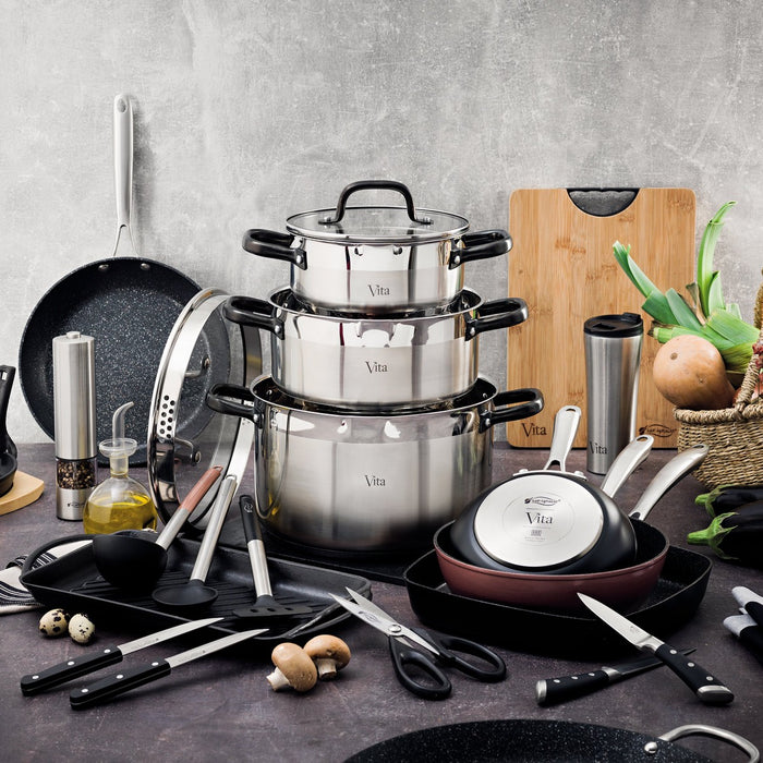 Set de Cuțite Masterpro Gourmet Oțel inoxidabil (12,5 cm) (6 Piese)