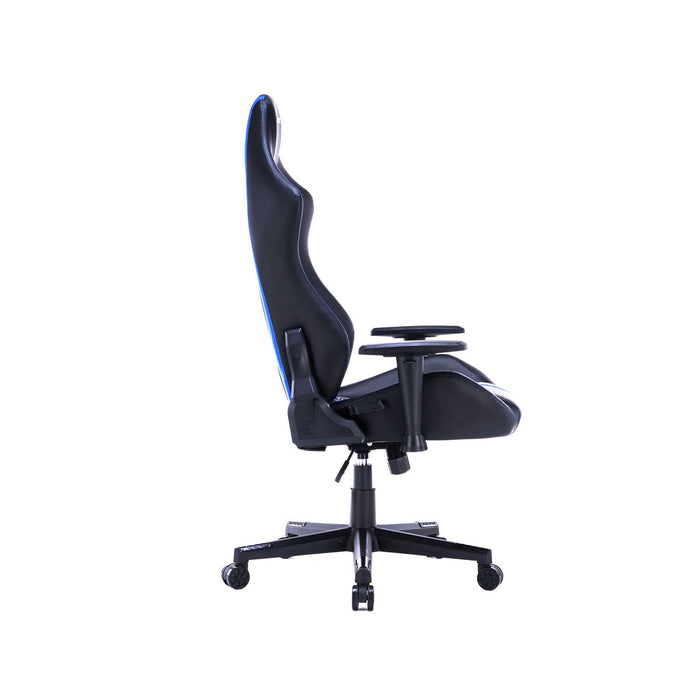 Scaun Gaming Racing MAGNUM Negru/Albastru Multicolor