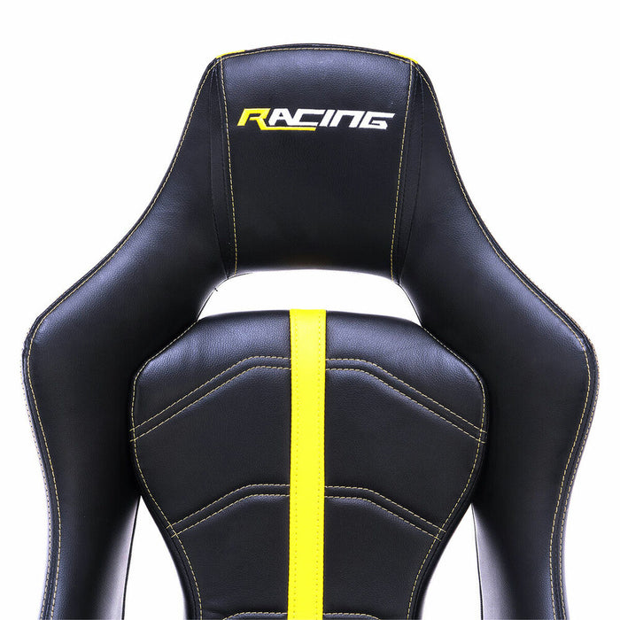 Scaun Gaming Racing Galben Negru Multicolor