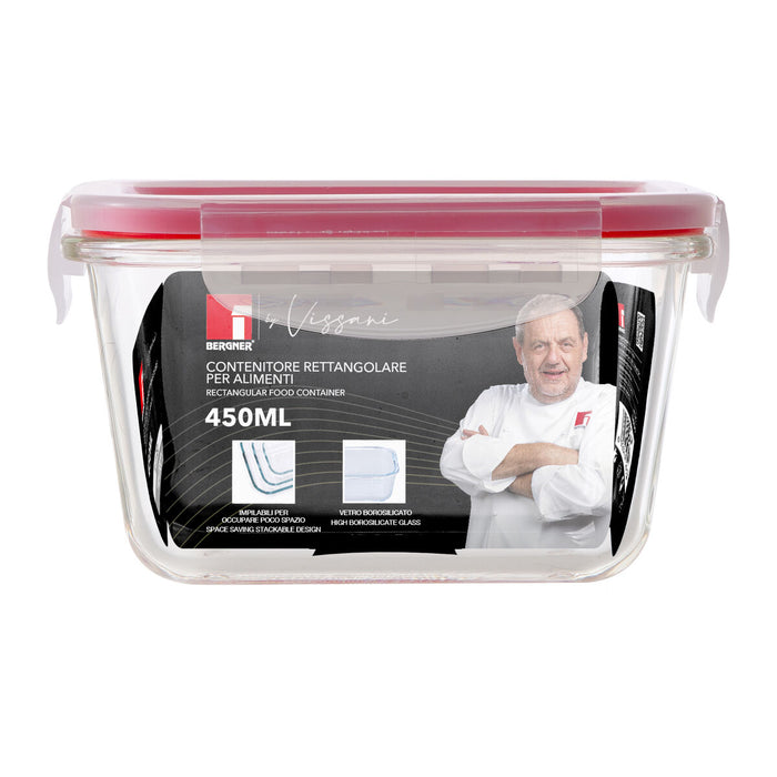 Cutie pentru Prânz Bergner VISSANI  Roșu 450 ml