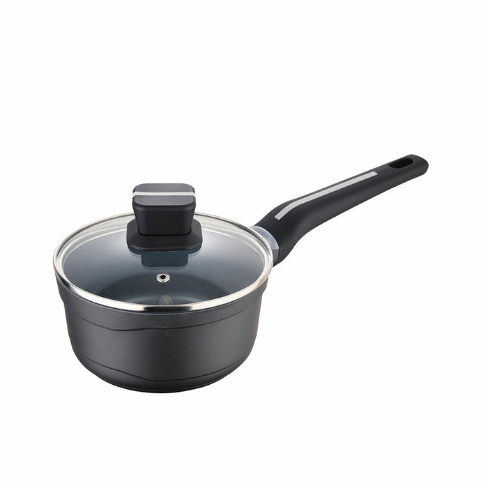 Caserolă cu capac San Ignacio Bistro SG6424 Aluminiu Negru mat (Ø 16 x 8 cm)