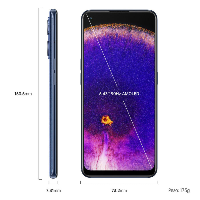Smartphone Oppo Find X5 Lite 6,43" Octa Core 8 GB RAM 256 GB Negru