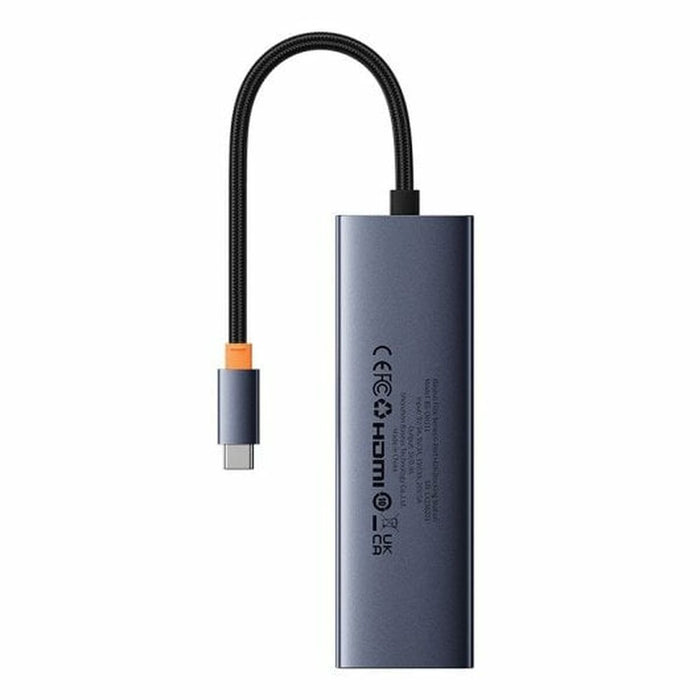 Hub USB Baseus Negru Gri (1 Unități)