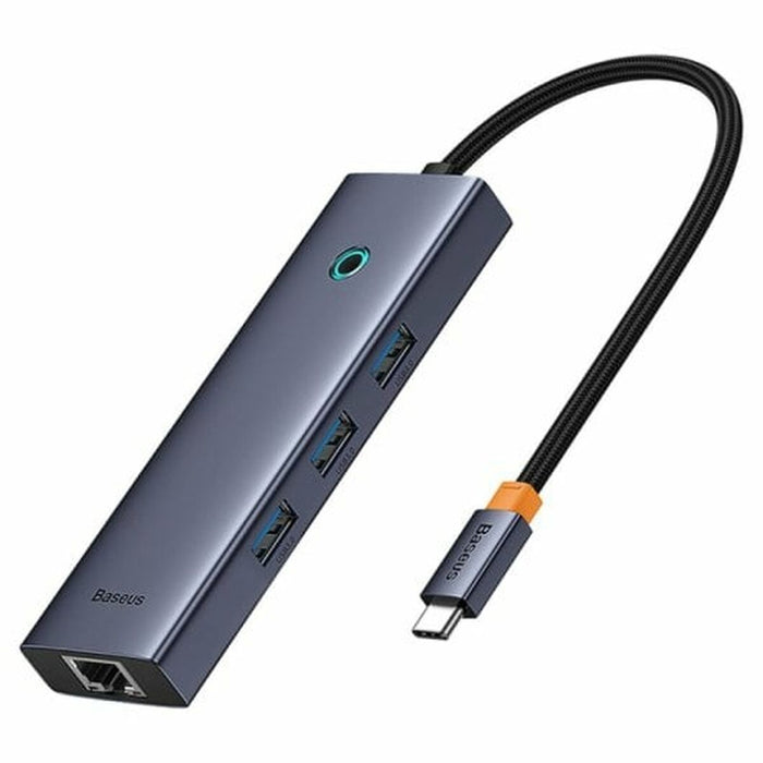 Hub USB Baseus Negru Gri (1 Unități)