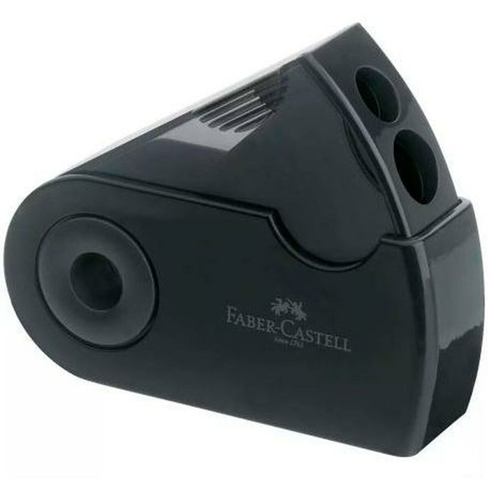 Ascuțitoare Faber-Castell Sleeve  Negru (12 Unități)