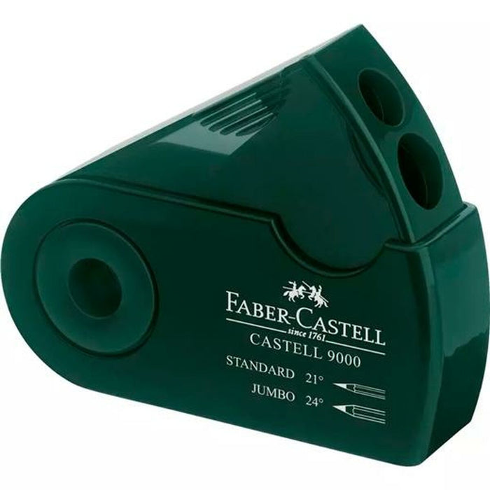 Ascuțitoare Faber-Castell 9000 Verde (12 Unități)