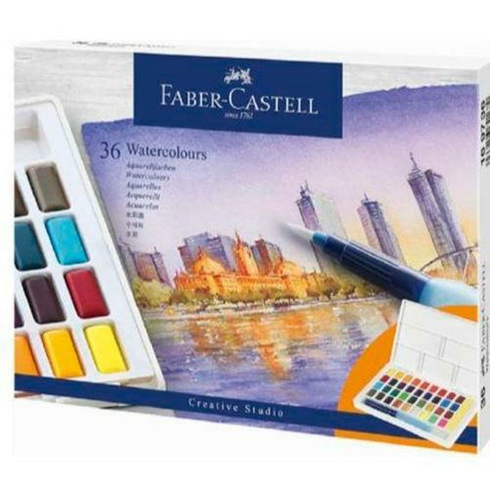 Set de vopsele acuarele Faber-Castell Creative Studio (8 Unități)
