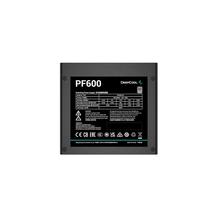 Sursă de Alimentare DEEPCOOL R-PF600D-HA0B-EU ATX 600 W 80 PLUS