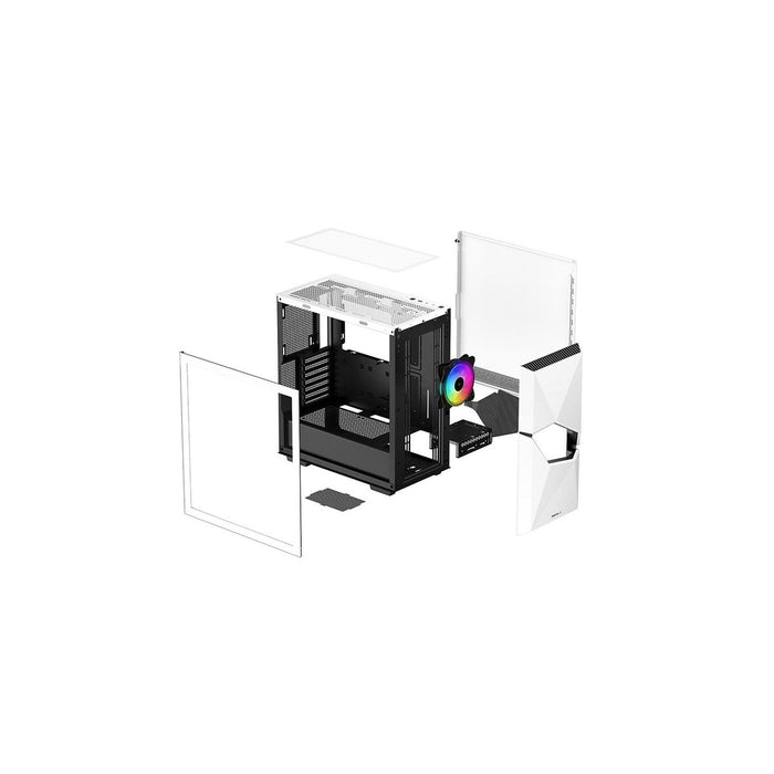 Unitate Semi-tower ATX DEEPCOOL CYCLOPS Alb Multicolor