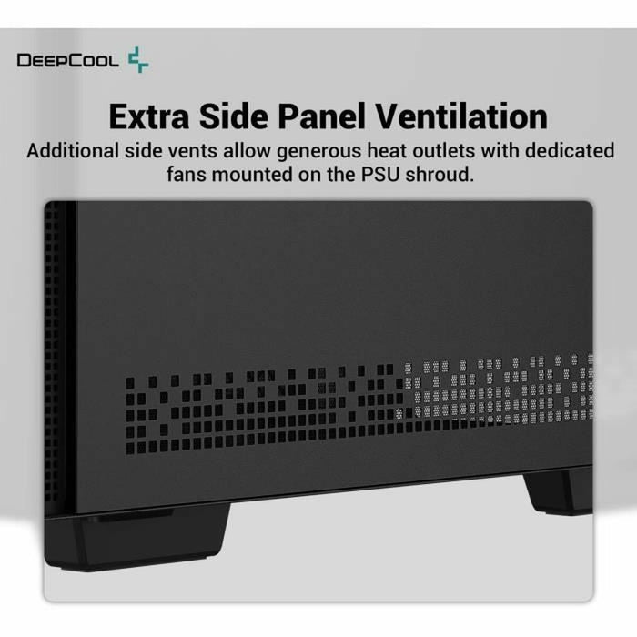 Unitate Semi-tower ATX DEEPCOOL R-CH370-BKNAM1-G-1 Negru