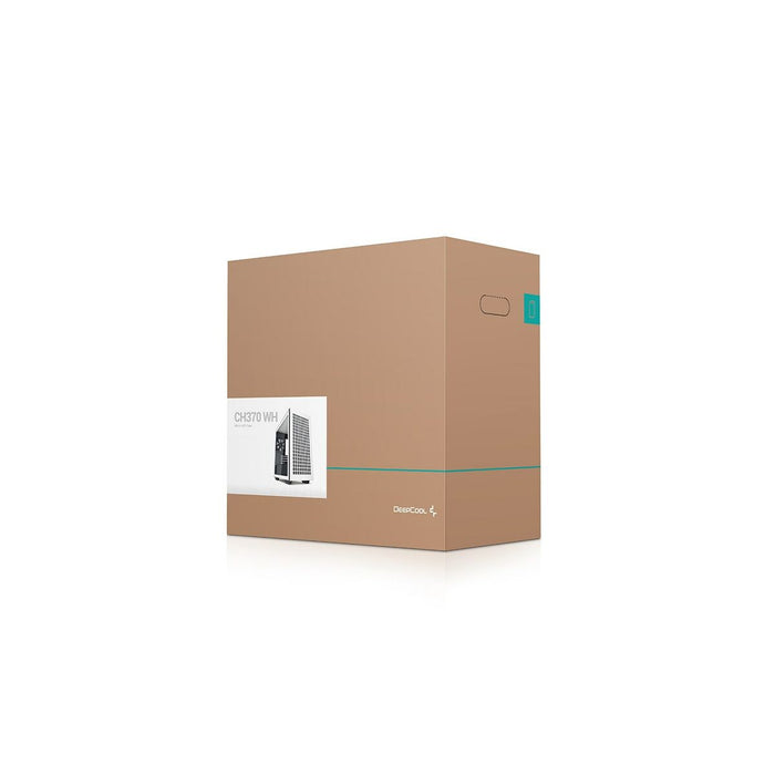 Unitate Semi-tower ATX DEEPCOOL R-CH370-WHNAM1-G-1 Alb Negru