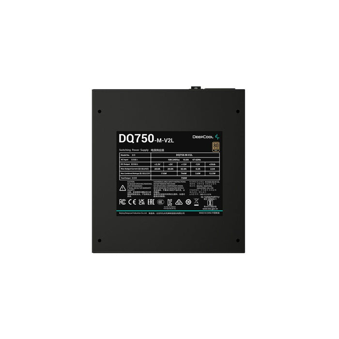 Sursă de Alimentare DEEPCOOL DP-GD-DQ750-M-V2L ATX 750 W 110 W 80 Plus Gold RoHS