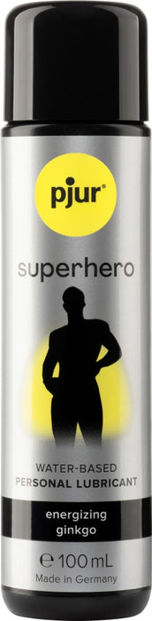 Lubrifiant pe bază de apă, pjur superhero, cu extract de ginkgo, 100 ml