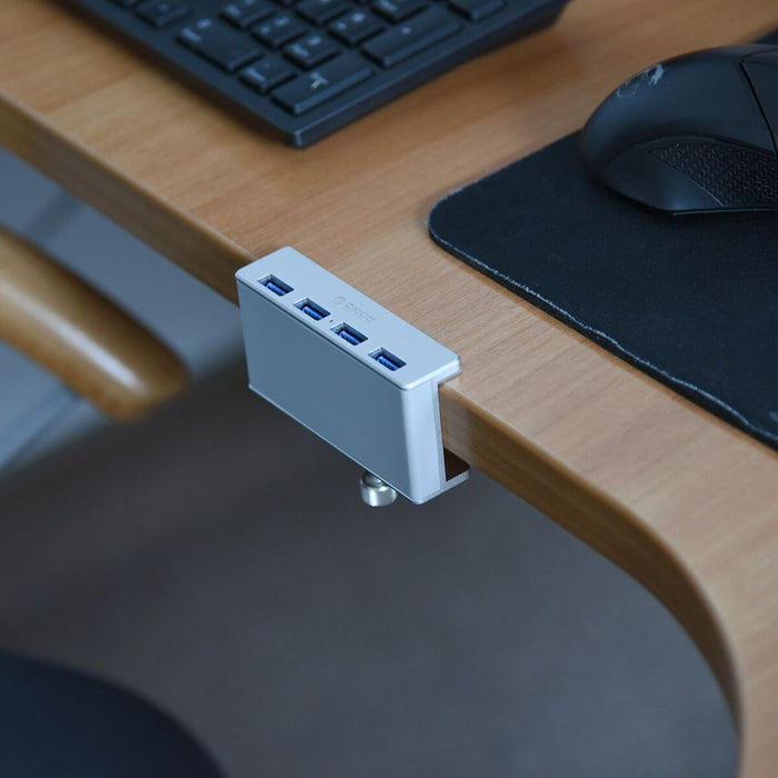 Hub USB Orico MH4PU-P-SV-BP Argintiu