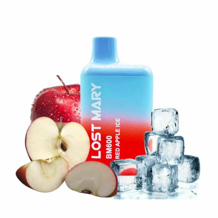 Țigară electrică de unică folosință Lost Mary BM600 RED APPLE ICE